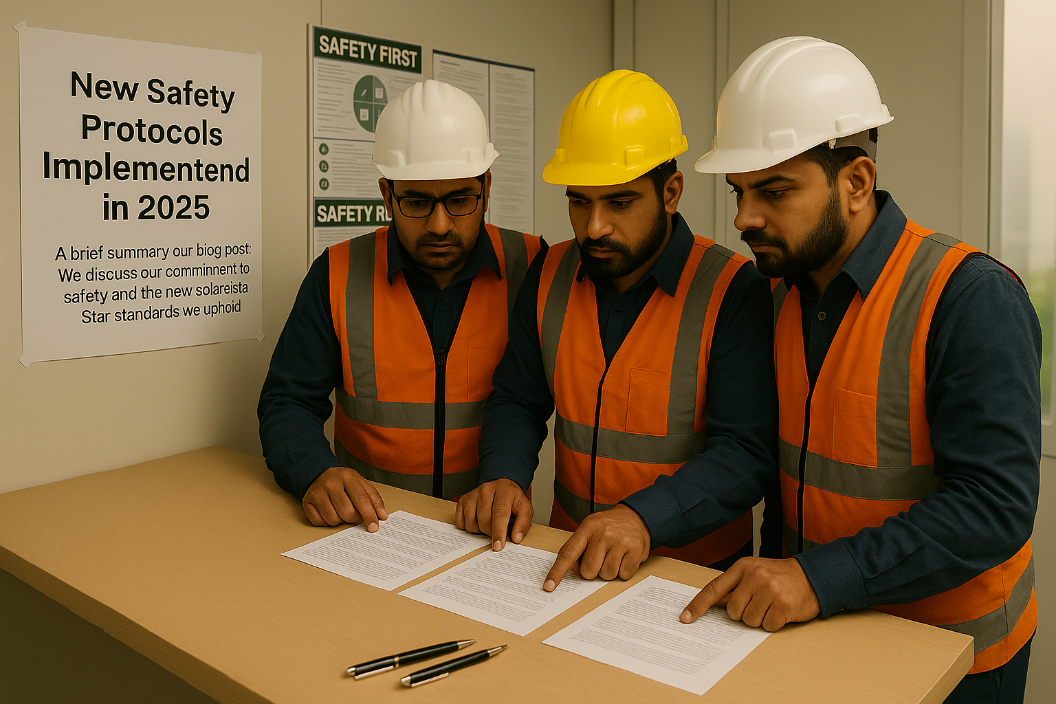 Blog post about new safety protocols